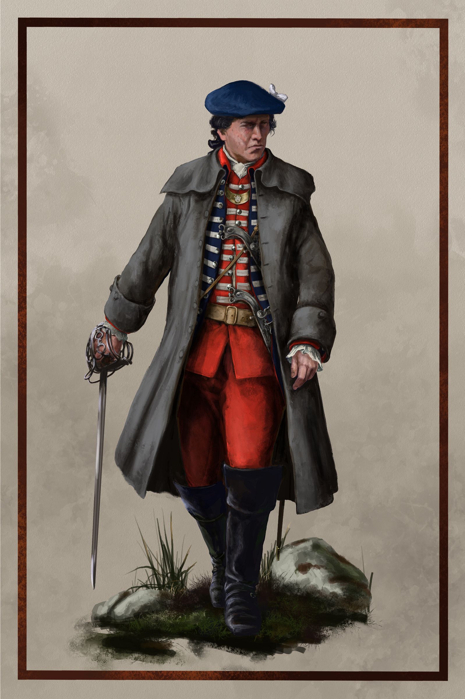 Jacobite officer Alan Breck Stewart
