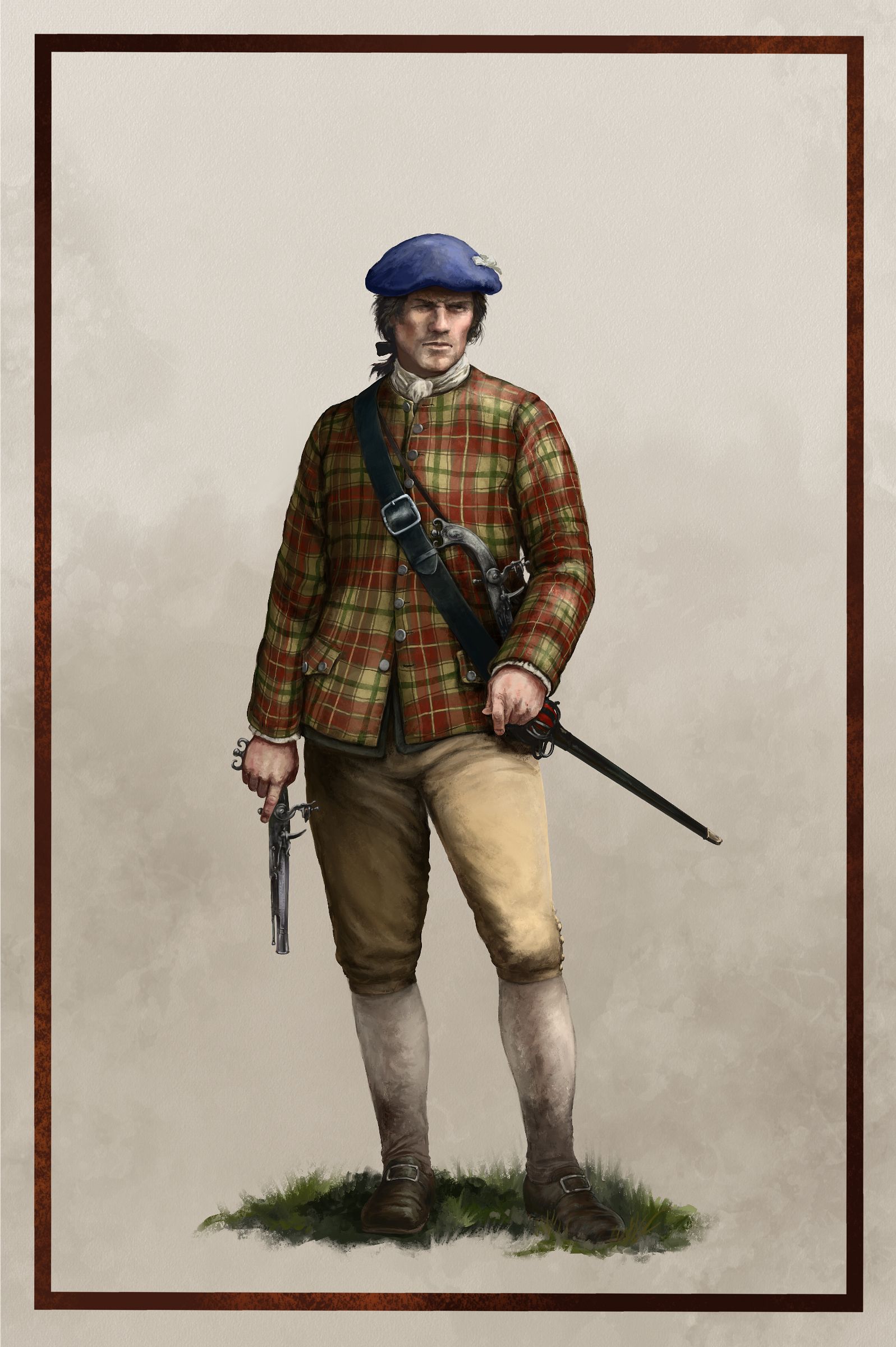 Lowland officer 1745