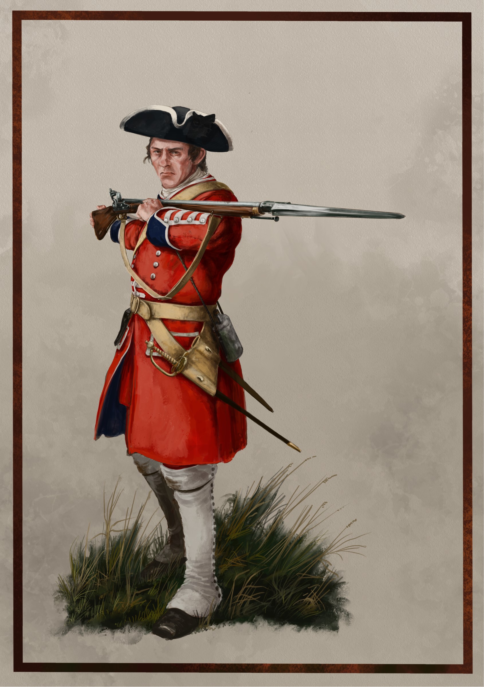 Soldier of Barrels regiment 1745